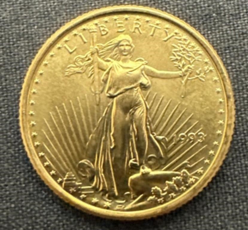 1993 1/10 oz. Liberty Gold Coin Proof  *****local