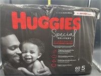 Huggies special delivery baby diapers - size 5 -