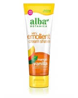 3pk Alba Botanica Shave  Mango Vanilla  8 Oz