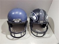 (2) Seattle Seahawks Toy Helmets