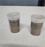 2 Rolls Of 1971 Eisenhower $1 Coins