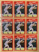 (9) GEORGE BRETT CARDS