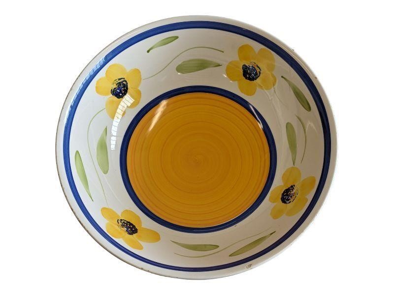 Large Bowl with Flowers, Stoviglieria