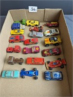20 matchbox type cars