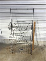 Wirey Store Display with Wire Baskets
