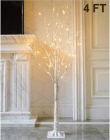 Twinkle Star Lighted Birch Tree (4ft)