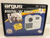 Argus Digital Video Camera in Box
