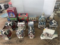 Christmas village houses