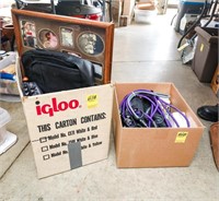 Box Consisting of: Extension Cord, Bungee Straps,