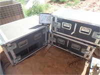 Qty (3) Roadie Boxes with Server Mounts Inside