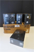 50 New Sealed VHS Maxwell Tapes