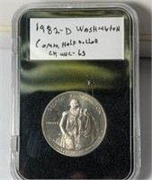 1982-D George Washington Silver Half Dollar