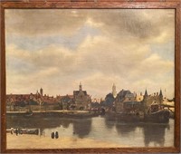 View of Delft by Vermeer Print