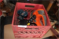 BOX LOT TOOLS WITHOUT BATTERIES