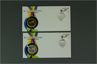 1984 Olympic Games Silver & Gold Coins