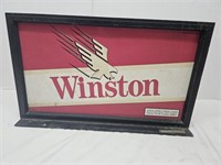 Vintage Original Winston Metal Store Display Sign