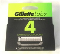 New Gillette Labs 4 razor cartridges