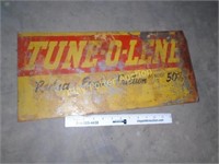 TUNE-O-LENE Metal Station Sign