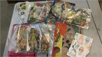 Lot Of Vintage Paper Dolls & Paper Doll Clothes