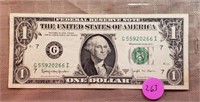 1963B One Dollar Federal Reserve Note Barr