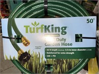 TURF KING GARDEN HOSE 50 FT RETAIL $60