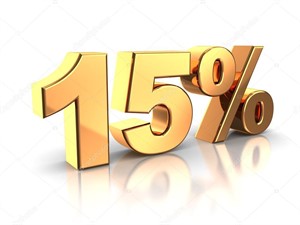 Buyer's Premium of 15%