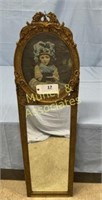 French Mirror with Picture of Penelope