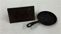 Cast Iron Skillet & Bacon Press