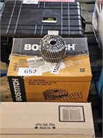 2- boxes bostitch coil nails