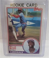 Willie McGee ROOKIE Card