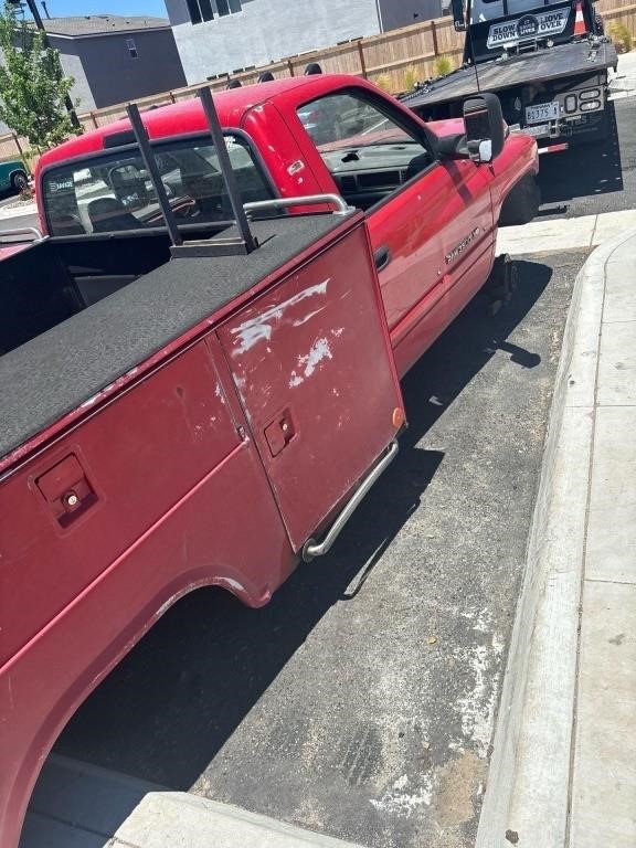 1996 Dodge Ram Chassis 3500 Red