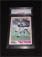 1982 Topps Lawrence Taylor GEM MT 10 In Action