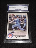 1983 Fleer Ryne Sandberg GEM MT 10 Cubs