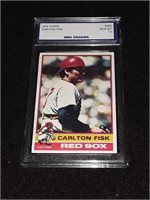 1976 Topps Carlton Fisk GEM MT 10 Red Sox