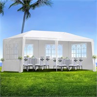 10x20 Party Tent  White Wedding Tent  4 Sidewalls