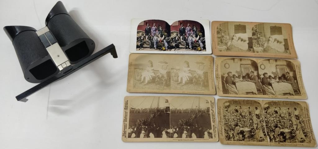 Vintage Stereoscope & Cards