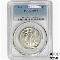 1944 Walking Liberty Half Dollar PCGS MS64