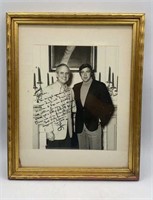 Autographed Picture From Lee Majors To Gov Carroll
