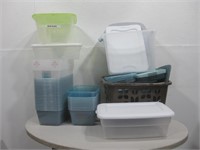 Assorted Plastic Storage Containers See Info