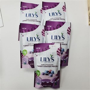 Lily's Dark Chocolate Candy Coated Pieces, 99g x5