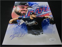 BRAVES BRYSE WILSON SIGNED 8X10 PHOTO JSA