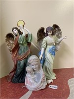ANGEL FIGURES AND RELIGIOUS FIGURE