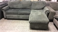 2pc Chaise convertible sectional sofa