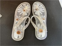 New Super Cute Jelly Flip Flops Size 8