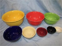 Gibson Ceramic Bowls Largest is 9 1/2" Dia