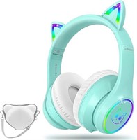 LOBKIN Bluetooth 5.1 Kids Headphones with