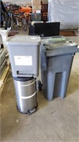 3 Asstd Trash Cans