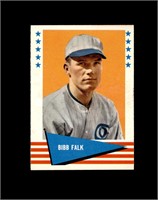 1961 Fleer #104 Bibb Falk EX-MT to NRMT+