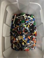 Tub of LEGOs.