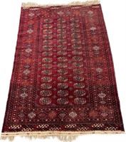 Persian Turkoman Wool Area Carpet